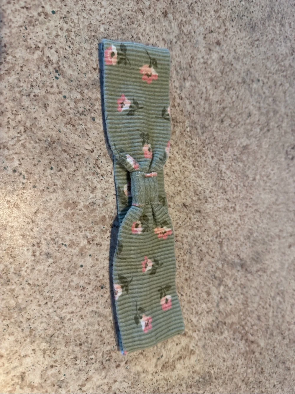 Baby Assorted Floral Bow Headbands Set  of 5 - Pastel Yellow, Green & Mint